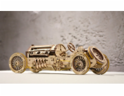 Ugears 3D dřevěné mechanické puzzle U9 Auto (Grand Prix)
