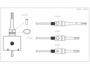 Wolfcraft děrovka SDS-plus adaptér, průměr 50mm 5459000