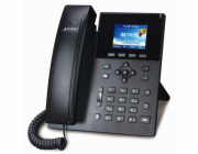 Planet VIP-1260PTVoIP telefon, HD audio G.722/Opus, barevný LCD, Auto Provision, Dual GbE LAN, PoE, CZ menu