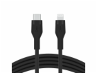 Belkin Flex Lightning/USB-C 15W 3m, mfi, 15W, cern. CAA00...