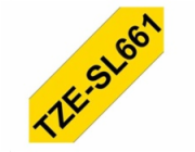 BROTHER TZESL661 - kazeta TZ šířky 36mm, lamino TZE-SL661, žlutá/černé písmo