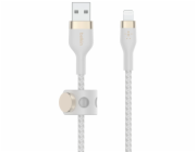 Belkin Flex Lightning/USB-A 1m mfi cert., bílý     CAA010bt1MWH