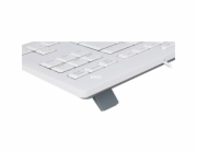 Cherry STREAM KEYBOARD TKL (bílá/šedá, německé rozložení, nůžková technologie Cherry SX)