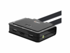 Lindy 2 port HDMI 4K60, USB typu C, USB 2.0 a audio kabel...