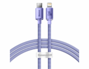 Baseus CAJY000205 Crystal Shine Series Datový Kabel USB-C - Lightning 20W 1,2m Purple