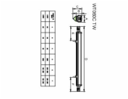 Philips Hermetické LED svítidlo 30W WT060C LED36S/840 PSU TW1 L1200 3600lm 4000K průchozí 911401876780