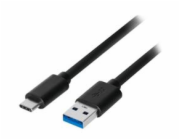 Akyga USB 3.1 type C 0.5m /černá 