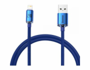 Baseus CAJY000003 Crystal Shine Series Datový Kabel USB - Lightning 20W 1,2m Blue