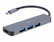 Gembird USB-C 2v1 multiport hub + HDMI