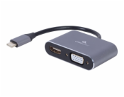 Cablexpert A-USB3C-HDMIVGA-01 USB grafický adaptér Šedá