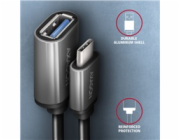 AXAGON RUCM-AFAC, kabelová redukce USB-C (M) <-> USB-A (F), 20cm, USB 3.2 Gen 1, 3A, ALU
