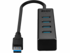 Lindy 4 Port USB 3.0 Hub, USB-Hub 43324