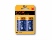 Baterie Kodak D / R20 2 ks.