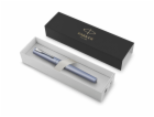Parker Vector XL Metallic Silver  Blue C.C. Roller Ball F