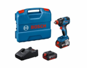 Bosch GDX 18V-200 Akumulátorový rázový utahovák, 2x akumulátor, 1x nabíječka a kufřík