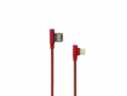 Sbox USB->Type-C 90 m/m 1.5m Type-C-90R strawberry red