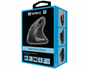 Sandberg Wired Vertical Mouse, vertikální myš, černá