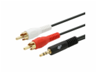 TB Touch Cable 3,5mm Mini Jack -2x RCA M/M 2,5m
