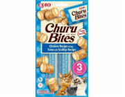 INABA Churu Bites Kuře s tuňákem a mušlemi - pamlsek pro kočky - 3x10 g