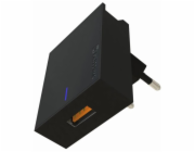 Nabíječka cestovní SWISSTEN 1x USB pro Huawei SUPER FAST charger 22,5W, černá