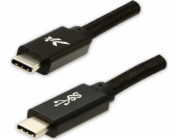 Logo kabelu USB USB-C - USB-C 2 m Černá