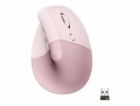 Logitech Lift Vertical Ergonomic Mouse for Business, Pink