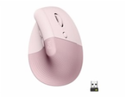Logitech Lift Vertical Ergonomic Mouse for Business, Pink