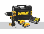Dewalt Akku-Schlagbohrschrauber DCD805E2T, 18 Volt (gelb/schwarz, 2x POWERSTACK Li-Ion-Akku 1,7 Ah, in T STAK Box)