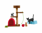 Schleich Farm World zábava pro roztomilé kočky, hračka