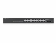 Zyxel GS1900-24 v2 26-port Gigabit Web Smart switch, 24x gigabit RJ45, 2x SFP, fanless