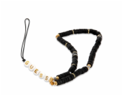 Guess Poutko na Telefon Heishi Beads Black Praktické a stylové poutko Guess na telefon bude skvělým doplňkem Vašeho outfitu.
