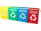 SIXTOL Tašky na tříděný odpad SORT EASY 4 CARTON, 30x30x4...