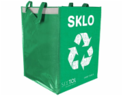 SIXTOL Taška na tříděný odpad SORT EASY GLASS, 30x30x40cm, 36l SIXTOL