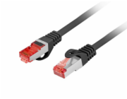 Lanberg PCF6-10CU-0150-BK Patch, CAT 6 S-FTP, AWG 26/7, LSZH, měď, 1,5m, černý LANBERG Patch kabel CAT 6 S-FTP, AWG 26/7, LSZH, měď, černý, 1,5m