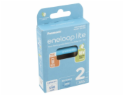 1x2 Panasonic Eneloop lite Micro 550mAh AAA Ni-MH    BK-4LCCE/2BE