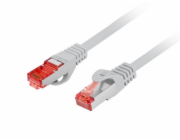 Lanberg PCF6-10CU-1000-S Patch, CAT 6 S-FTP, AWG 26/7, LSZH, měď, 10m, šedý LANBERG Patch kabel CAT 6 S-FTP, AWG 26/7, LSZH, měď, šedý, 10m