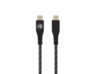 Tellur Green Data cable Type-C to Type-C 3A PD60W 1m nylo...