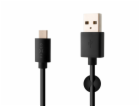 FIXED 1m USB-C kabel, černý FIXD-UC-BK