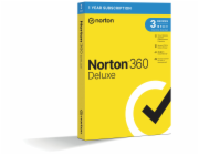 NORTON 360 DELUXE 25GB +VPN 1 uživatel pro 3 zařízení na 1 rok BOX