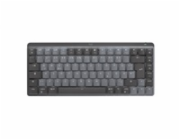 Logitech MX Mechanical Mini, US, Hmatové tiché spínače, černá/grafitová