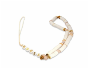 Guess Poutko na Telefon Heishi White Guess phone charm je stylový, praktický a skvělý doplněk k vašemu pouzdru na telefon. Můžete si jej pověsit na zápěstí, abyste zabránili náhodnému pádu telefonu.