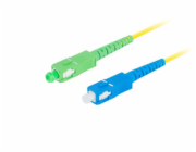 LANBERG optický patch cord SM SC/APC-SC/UPC simplex 3m LSZH G657A1 průměr 3mm, barva žlutá