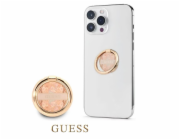 Guess Ring stand Gold Praktické držadlo ve tvaru prstence namontováno na zadním panelu