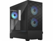 Fractal Design Pop Air RGB TG Clear Tint FD-C-POR1A-06 FRACTAL DESIGN skříň Pop Air RGB Black TG Clear Tint, 2x USB 3.0, bez zdroje, ATX