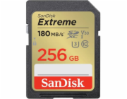 Paměťová karta Sandisk Extreme 256 GB SDXC 180 MB/s / 130 MB/s UHS-I, Class 10, U3, V30
