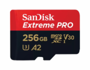 Sandisk Extreme PRO 256 GB microSDXC (UHS-I U3, Class 10, V30, A2)