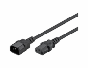 Goobay napájecí kabel IEC C14 - IEC C13 prodlužovací kabel 3m (95287)