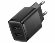 Nabíječka Baseus USB-A x2 10,5W černá