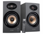 FENDA F&D repro R23BT/ 2.0/ 40W/ dřevěné/ BT/ Optický/ USB vstup/ dálkové ovládání/ černé