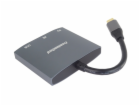 PremiumCord adaptér USB-C na HDMI, USB3.0,  PD, rozlišení...